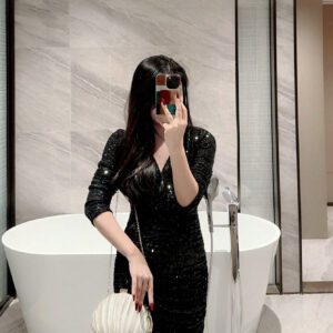 1 pièce Sac de soirée doré brillant de forme rectangulaire, sac à main de luxe élégant pour soirée formelle, convient pour robe de soirée, bal