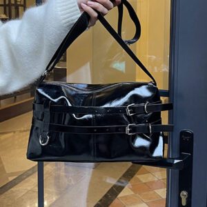 Sac à bandoulière moyen décoré d'un nœud, sac fourre-tout avec motif crocodile embossé et chaîne décorative, sac besace de luxe décoré d'un foulard, sac élégant pour femmes, sac à bandoulière, sac bandoulière croisée, sac à main