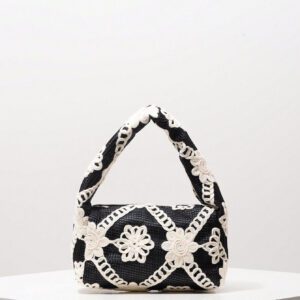 Sac de soirée élégant à motif rose, sac à main pour mariage et fête, porte-monnaie doux et délicat pour dame, cadeau de la Saint-Valentin pour les femmes (motif aléatoire)