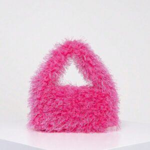 Sac de soirée élégant à motif rose, sac à main pour mariage et fête, porte-monnaie doux et délicat pour dame, cadeau de la Saint-Valentin pour les femmes (motif aléatoire)