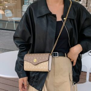 Sac Porté Épaule Simple Et À La Mode En PU À Blocs De Couleurs Petit , Décontracté Style
