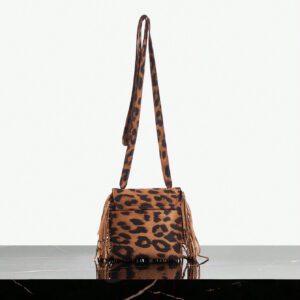 SHEIN SXY Sac à bandoulière croisé marron à imprimé léopard tendance pour femmes, sac à imprimé guépard tendance pour le retour du léopard