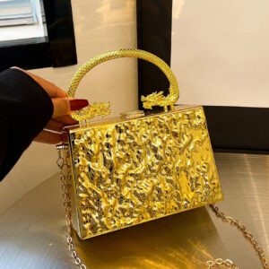 Sac bandoulière élégant pour femmes avec effet métallique, convenant aux cocktails, clubs, rendez-vous, dîners, sorties du soir, sac de mariée tendance, sac de danse tendance de mariée, parfait pour les fêtes, mariages, danses, dîners/banquets, assorti aux mariées, tenues de cérémonie, robes de danse, robes d'anniversaire, robes de soirée