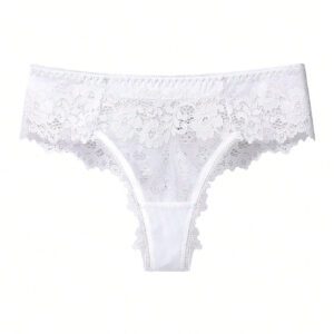 Aofeiqike Ensemble de lingerie en dentelle française de qualité comprenant un soutien-gorge et un slip sans armature, sans mousse, nouveau, fin et respirant, élastique, pour femmes
