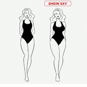 SHEIN SXY Robe moulante à imprimé coup de pinceau