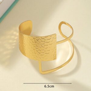 1 pièce Bracelet à la mode à détail géométrique pour femme pour décoration quotidienne