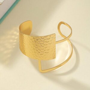 1 pièce Bracelet à la mode à détail géométrique pour femme pour décoration quotidienne