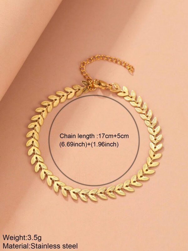 Bracelets En Acier Inoxydable Pour Femmes, Bracelet De Chaîne, Bijoux De Hip-hop – Image 5