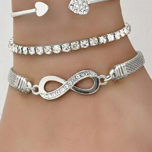 Ensemble De 4 Bracelets D'amour Pour Femmes En Étoile