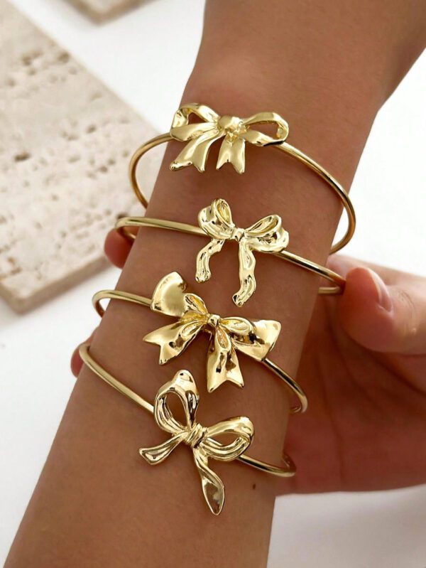 4 pièces/set Bracelet de décoration en forme de cœur pour la Saint-Valentin – Image 2