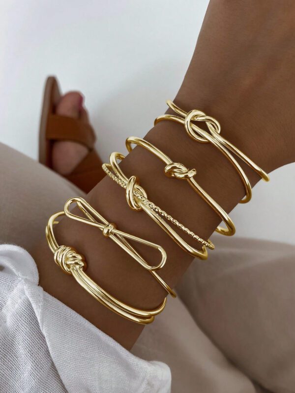 4 pièces/set Bracelet de décoration en forme de cœur pour la Saint-Valentin – Image 3