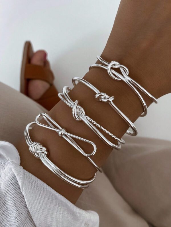 4 pièces/set Bracelet de décoration en forme de cœur pour la Saint-Valentin – Image 4