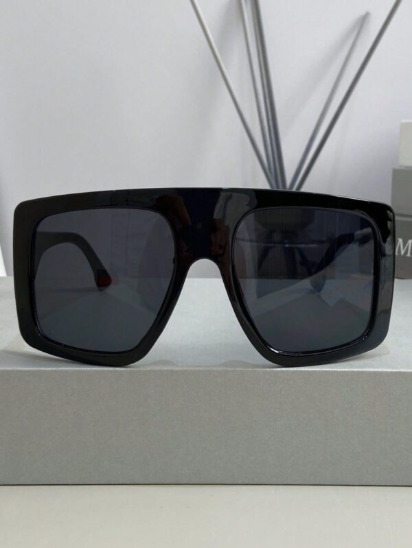 Lunettes de mode unisexes à monture surdimensionnée rétro, lunettes décoratives de couleur bonbon pour femmes, accessoires de plage pour femmes, lunettes de soleil – Image 2