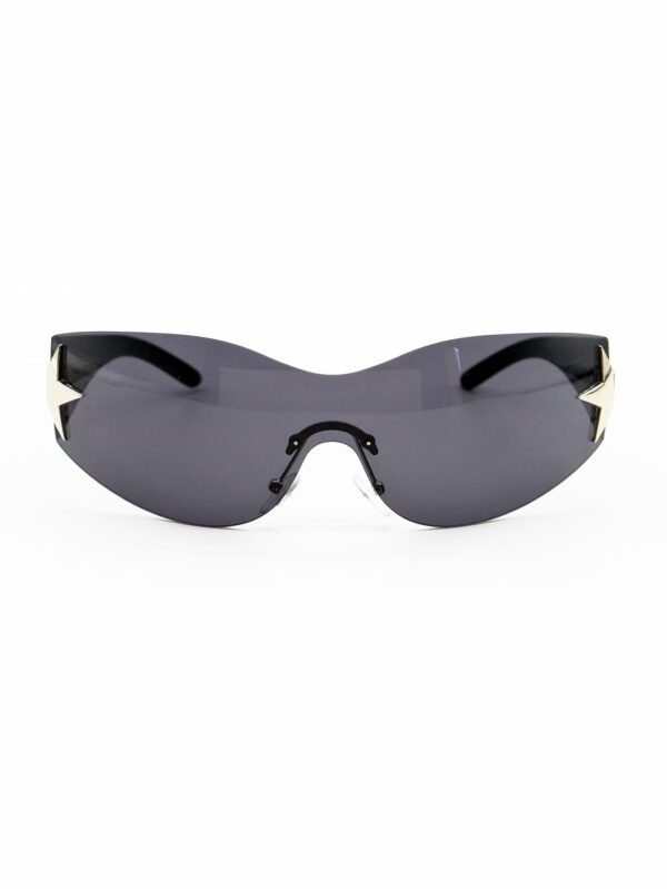 1 pièce Lunettes de mode Y2K pour femmes sans monture avec décoration en forme d'étoile, pour un usage quotidien – Image 6