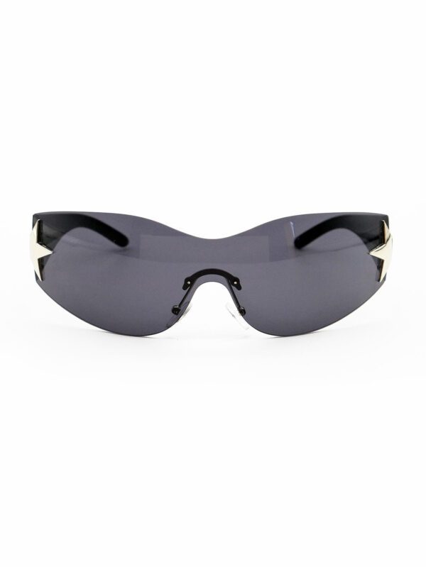 1 pièce Lunettes de mode Y2K pour femmes sans monture avec décoration en forme d'étoile, pour un usage quotidien – Image 10