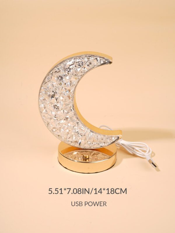 1 Pièce Lumière De Décoration En Forme De Lune Avec 3 Nuances Et Fonction De Gradation, Convient Pour La Décoration De Salle, Bureau, Table À Manger, Bar – Image 8