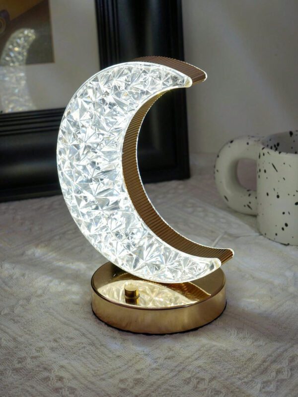 1 Pièce Lumière De Décoration En Forme De Lune Avec 3 Nuances Et Fonction De Gradation, Convient Pour La Décoration De Salle, Bureau, Table À Manger, Bar – Image 10