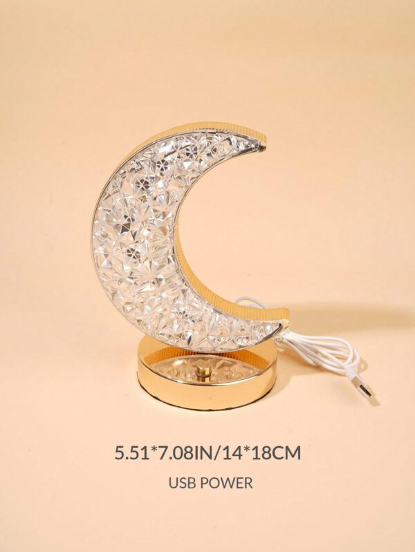 1 Pièce Lumière De Décoration En Forme De Lune Avec 3 Nuances Et Fonction De Gradation, Convient Pour La Décoration De Salle, Bureau, Table À Manger, Bar – Image 14