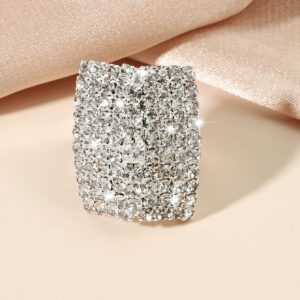 Bague avec strass
