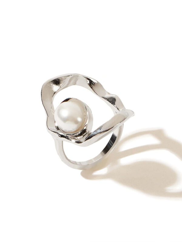 SHEIN BIZwear Bague Décorée De Fausse Perle – Image 4