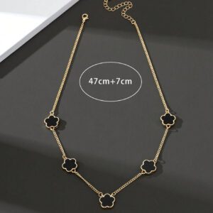 1 pièce Collier pendentif trèfle à quatre feuilles chanceux à la mode pour hommes - idéal pour les rendez-vous et les cadeaux de la Saint-Valentin