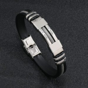 À La Mode Et Populaire 1 pièce Homme À Chaîne Bracelet , En Acier Inoxydable Bijou Pour Bijou Cadeau Et Pour A Élégant Look
