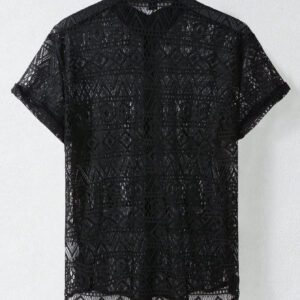 Manfinity RSRT Homme Chemise Ajouré
