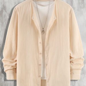 Manfinity Homme Homme Chemise Unicolore À Bouton