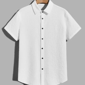 Manfinity Modomio Homme Chemise Unicolore À Bouton