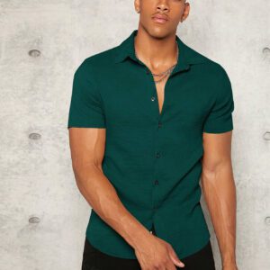 Manfinity Modomio Homme Chemise Unicolore À Bouton
