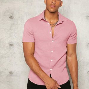 Manfinity Modomio Homme Chemise Unicolore À Bouton