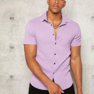 Manfinity Modomio Homme Chemise Unicolore À Bouton