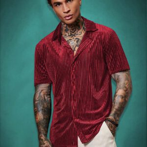 Manfinity NiteLyfe Homme Chemise Unicolore À Bouton