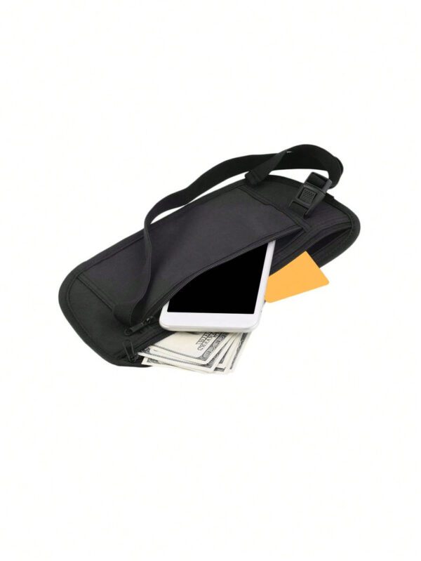 1 pièce Mini sac banane étanche anti-vol invisible. Sac multifonctionnel ultra-fin pour téléphone portable de voyage. Sac pour livres pour le retour à l'école. Sac multifonctionnel pour homme, sac de messager, sac à bandoulière, sac pour motard, sac de randonnée à grande capacité multifonctionnel, sac outdoor portable à la mode et décontracté. Cadeaux pour papa, petit ami, vacances, Noël, Fête des Thanksgiving.