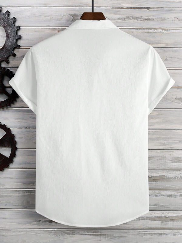 Manfinity Homme Homme Chemise Unicolore À Bouton – Image 12