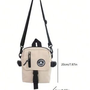 Sac à bandoulière polyvalent, sac de messager, sac à main de voyage, sac d'école pour lycéens et étudiants universitaires. Sac à bandoulière avec boucle, sac de loisirs, sac pratique pour les trajets. Parfait comme cadeau pour les hommes pour les vacances, les voyages, le camping, avec une grande capacité. Sac d'été tendance pour la rentrée scolaire