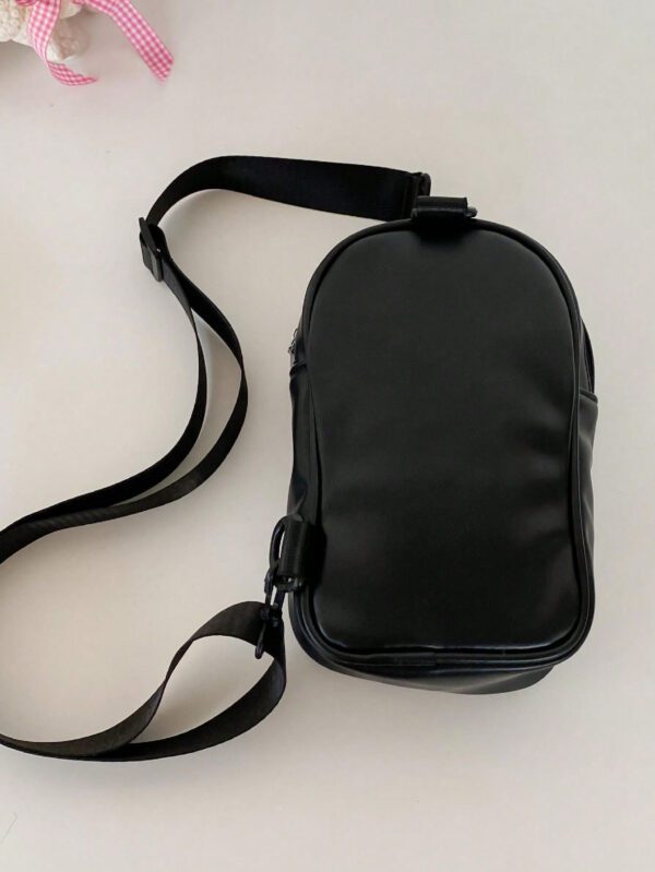Sac bandoulière en PU avec fermeture à glissière pour le sac bandoulière outdoor, sac d'épaule pour les voyages de vacances, sacs gothiques pour collège, sac fourre-tout multifonctionnel pour actions de grâce, sac de randonnée grande capacité multifonctionnel et portable, sac de sport, sac noir, sacs de voyage Goyard vintage, sacs amusants de Noël, sac latéral, sac Hobo rétro, sacs essentiels de vacances de la Saint-Valentin, sac bandoulière de camping, autocollants pour le retour à l'école, cadeaux de la Saint-Valentin – Image 2