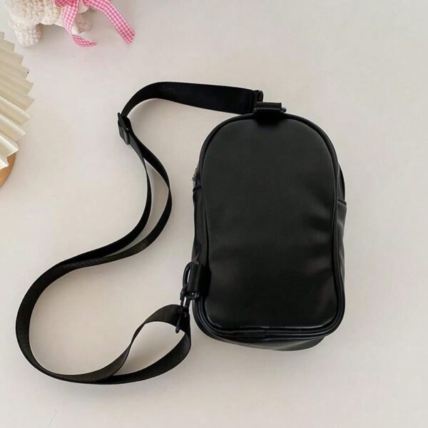 Sac bandoulière en PU avec fermeture à glissière pour le sac bandoulière outdoor, sac d'épaule pour les voyages de vacances, sacs gothiques pour collège, sac fourre-tout multifonctionnel pour actions de grâce, sac de randonnée grande capacité multifonctionnel et portable, sac de sport, sac noir, sacs de voyage Goyard vintage, sacs amusants de Noël, sac latéral, sac Hobo rétro, sacs essentiels de vacances de la Saint-Valentin, sac bandoulière de camping, autocollants pour le retour à l'école, cadeaux de la Saint-Valentin – Image 11