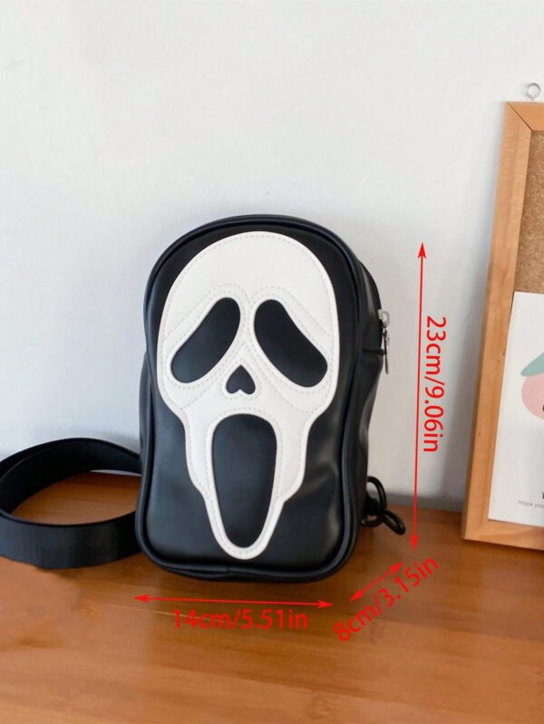 Sac bandoulière en PU avec fermeture à glissière pour le sac bandoulière outdoor, sac d'épaule pour les voyages de vacances, sacs gothiques pour collège, sac fourre-tout multifonctionnel pour actions de grâce, sac de randonnée grande capacité multifonctionnel et portable, sac de sport, sac noir, sacs de voyage Goyard vintage, sacs amusants de Noël, sac latéral, sac Hobo rétro, sacs essentiels de vacances de la Saint-Valentin, sac bandoulière de camping, autocollants pour le retour à l'école, cadeaux de la Saint-Valentin – Image 15