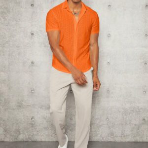 Manfinity Modomio Chemise À Boutons À Manches Courtes Pour Hommes