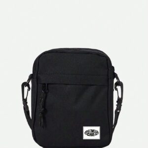 HELLFUNCO Sac bandoulière d'artiste de style rétro de rue pour hommes avec patch lettres, vacances
