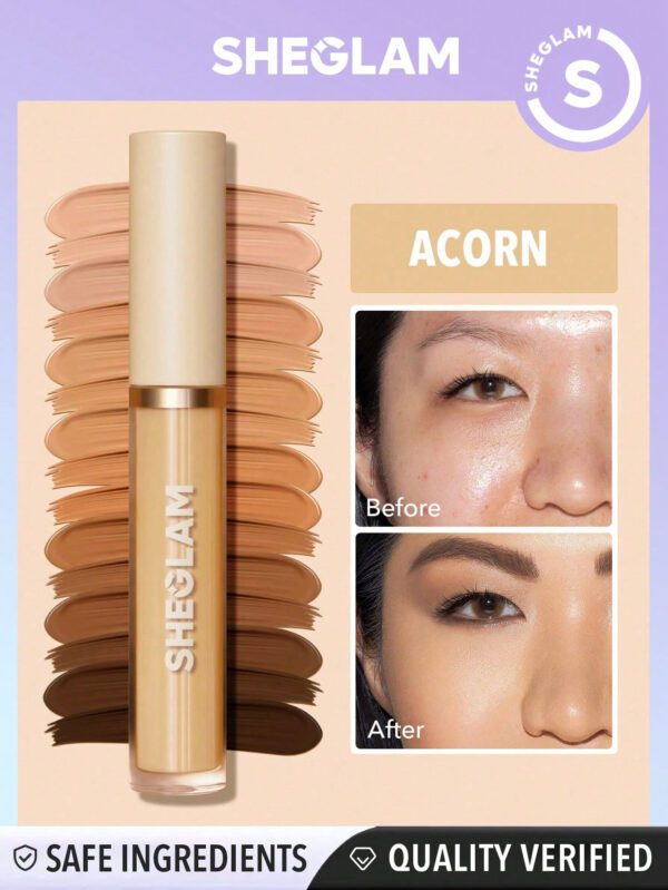 SHEGLAM Anti-Cernes Couvrance ComplèTe 12H-Comme Par Magie     NoëL Cadeau De NoëL Hiver Thanksgiving DéCoration De NoëL Maquillage FÊTe Plage Voyage Vacances Rose Y561K Saint-Valentin DéCor Amour Cadeau Hiver Maquillage FÊTe Plage Voyage Vacances Rose Y2K Promos Offres Camping ExtéRieur PréSent Rose Mode Fille Nouvelle AnnéE CosméTique Cosplayer Meilleur Voyage FêTes Couleur Fantaisie Campus éCole Charme Ambiance Cny Nouvel An Chinois