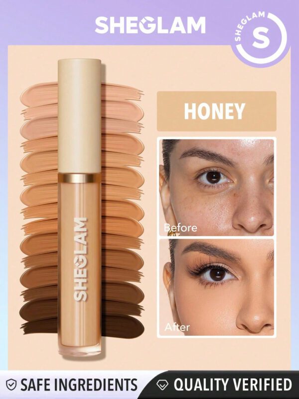 SHEGLAM Anti-Cernes Couvrance ComplèTe 12H-Comme Par Magie     NoëL Cadeau De NoëL Hiver Thanksgiving DéCoration De NoëL Maquillage FÊTe Plage Voyage Vacances Rose Y561K Saint-Valentin DéCor Amour Cadeau Hiver Maquillage FÊTe Plage Voyage Vacances Rose Y2K Promos Offres Camping ExtéRieur PréSent Rose Mode Fille Nouvelle AnnéE CosméTique Cosplayer Meilleur Voyage FêTes Couleur Fantaisie Campus éCole Charme Ambiance Cny Nouvel An Chinois – Image 4