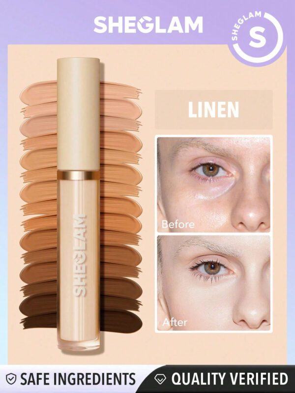 SHEGLAM Anti-Cernes Couvrance ComplèTe 12H-Comme Par Magie     NoëL Cadeau De NoëL Hiver Thanksgiving DéCoration De NoëL Maquillage FÊTe Plage Voyage Vacances Rose Y561K Saint-Valentin DéCor Amour Cadeau Hiver Maquillage FÊTe Plage Voyage Vacances Rose Y2K Promos Offres Camping ExtéRieur PréSent Rose Mode Fille Nouvelle AnnéE CosméTique Cosplayer Meilleur Voyage FêTes Couleur Fantaisie Campus éCole Charme Ambiance Cny Nouvel An Chinois – Image 9