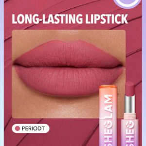 SHEGLAM Rouge à LèVres Mat Longue DuréE Dynamatte Boom - A Bold Plan     NoëL Cadeau De NoëL Hiver Thanksgiving DéCoration De NoëL Maquillage FÊTe Plage Voyage Vacances Rose Y480K Saint-Valentin DéCor Amour Cadeau Hiver Maquillage FÊTe Plage Voyage Vacances Rose Y2K Promos Offres Camping ExtéRieur PréSent Rose Mode Fille Nouvelle AnnéE CosméTique Cosplayer Meilleur Voyage FêTes Couleur Fantaisie Campus éCole Charme Ambiance Cny Nouvel An Chinois