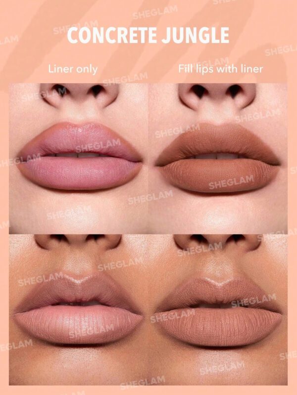 SHEGLAM Set De Liner So Lippy- Au Naturel     NoëL Cadeau De NoëL Hiver Thanksgiving DéCoration De NoëL Maquillage FÊTe Plage Voyage Vacances Rose Y1267K Saint-Valentin DéCor Amour Cadeau Hiver Maquillage FÊTe Plage Voyage Vacances Rose Y2K Promos Offres Camping ExtéRieur PréSent Rose Mode Fille Nouvelle AnnéE CosméTique Cosplayer Meilleur Voyage FêTes Couleur Fantaisie Campus éCole Charme Ambiance Cny Nouvel An Chinois – Image 8