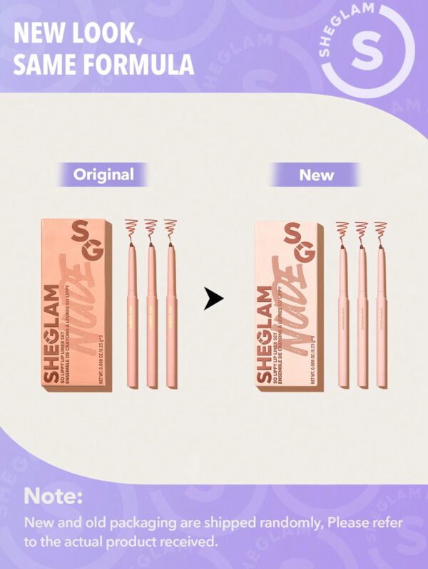 SHEGLAM Set De Liner So Lippy- Au Naturel     NoëL Cadeau De NoëL Hiver Thanksgiving DéCoration De NoëL Maquillage FÊTe Plage Voyage Vacances Rose Y1267K Saint-Valentin DéCor Amour Cadeau Hiver Maquillage FÊTe Plage Voyage Vacances Rose Y2K Promos Offres Camping ExtéRieur PréSent Rose Mode Fille Nouvelle AnnéE CosméTique Cosplayer Meilleur Voyage FêTes Couleur Fantaisie Campus éCole Charme Ambiance Cny Nouvel An Chinois – Image 12