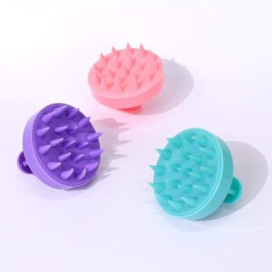 1 pièce Cheveux Masseur De Cuir chevelu , Cuir chevelu scrubber Avec Silicone Souple Poils Pour La Pousse Des Cheveux & Pellicules Retirer , Cheveux Brosse Pour Shampooing Pour Cuir chevelu Exfoliant