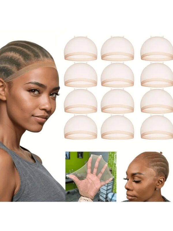 Lot De 2 Bonnets De Perruque Invisibles Hd Pour Perruques Lace Front – Bonnets Transparents Pour Femme – Accessoires De Perruque Pour Un Look Naturel (1 Paquet De 2 Pièces) – Image 2