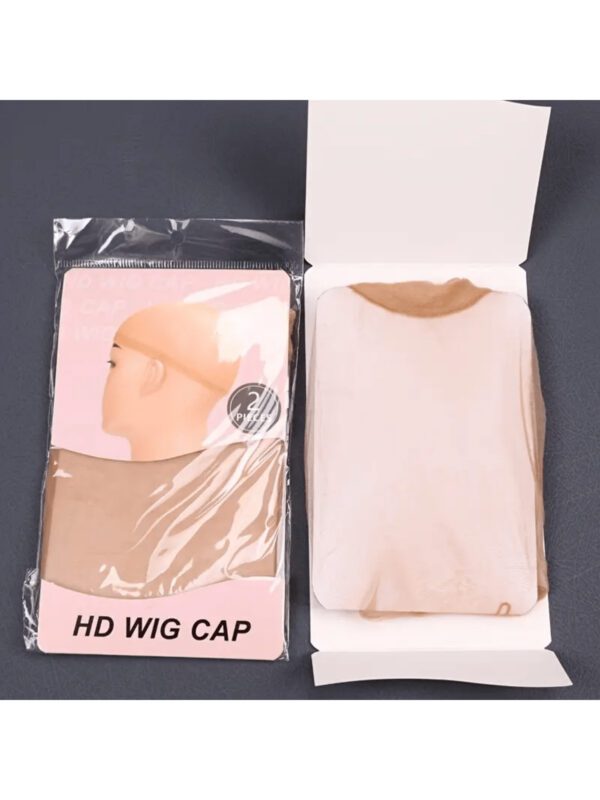 Lot De 2 Bonnets De Perruque Invisibles Hd Pour Perruques Lace Front – Bonnets Transparents Pour Femme – Accessoires De Perruque Pour Un Look Naturel (1 Paquet De 2 Pièces) – Image 9